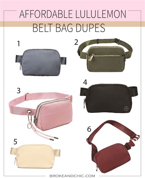 plus size lululemon belt bag dupe